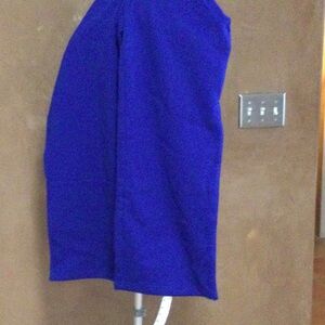 Fabletics royal blue year round terry wide leg pant